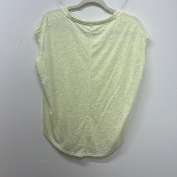 Athleta Womens Light Green Short Sleeve Top modal blend M - Picture 3 of 5